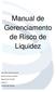 Manual de Gerenciamento de Risco de Liquidez