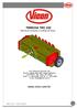 TRINCHA TRC 220 Manual de Instruções e Catálogo de Peças. Vicon Máquinas Agricolas Ltda