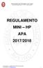 REGULAMENTO MINI HP APA 2017/2018