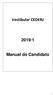 Vestibular CEDERJ 2019/1. Manual do Candidato
