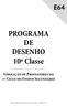 PROGRAMA DE DESENHO 10ª Classe