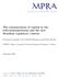 The remuneration of capital in the telecommunications and the new Brazilian regulatory context