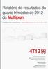 4T12. Relatório de resultados do quarto trimestre de 2012 da Multiplan