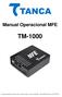 Manual Operacional MFE TM-1000