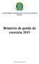 Conselho Regional dos Representantes Comerciais no Estado de Rondonia. Relatório de gestão do exercício 2015