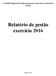 Conselho Regional dos Representantes Comerciais no Estado do Paraná. Relatório de gestão exercício 2016