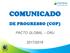 COMUNICADO DE PROGRESSO (COP) PACTO GLOBAL ONU 2017/2018