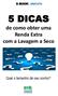 E-BOOK - GRATUITO 5 DICAS. de como obter uma Renda Extra com a Lavagem a Seco. Qual o tamanho de seu sonho?