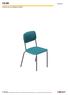 CD-08. Cadeira de uso múltiplo (AZUL) Mobiliário. Atenção