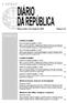 I SÉRIE ÍNDICE. Presidência da República. Assembleia da República. Ministério da Economia, da Inovação e do Desenvolvimento