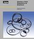 Gaxetas e Anéis Raspadores de Molythane. Catálogo PPD 3800 BR Outubro 2001