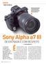 Sony Alpha a7 III De entrada e com respeito