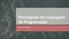 Paradigmas de Linguagem de Programação. Aspectos Básicos