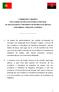 COMUNICADO CONJUNTO POR OCASIÃO DA VISITA DE ESTADO A PORTUGAL DE SUA EXCELÊNCIA O PRESIDENTE DA REPÚBLICA DE ANGOLA JOÃO MANUEL GONÇALVES LOURENÇO