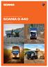 caminhões para o segmento off-road scania G 440 Especificações Técnicas