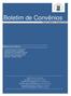 Boletim de Convênios Volume 13/edição 2 - dezembro de 2015