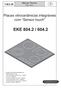 EKE / Placas vitrocerâmicas integráveis com Sensor touch VKS-H. Manual Técnico EKE 604.2