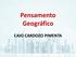 Pensamento Geográfico CAIO CARDOZO PIMENTA