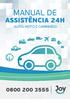 MANUAL DE ASSISTÊNCIA 24H (AUTO, MOTO E CAMINHÃO)