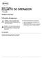 Sistema Ink-Dot. Indicações de segurança. Introdução. Nordson Corporation FOLHETO DO OPERADOR P/N B Portuguese