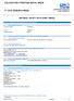 CALCON FOR TITRATING METAL MSDS. nº CAS: MSDS MATERIAL SAFETY DATA SHEET (MSDS) SEÇÃO 1: Identificação da substância/mistura e da empresa