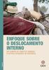 FOLHETO ENFOQUE SOBRE O DESLOCAMENTO INTERNO EM TEMPOS DE CONFLITO ARMADO E OUTRAS SITUAÇÕES DE VIOLÊNCIA