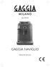 Type HD8749 GAGGIA NAVIGLIO. Manual de instruções