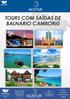 TOURS COM SAÍDAS DE BALNÁRIO CAMBORIÚ