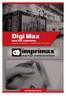 Digi Max BOLETIM COMERCIAL.   BOLETÍN COMERCIAL COMMERCIAL DATA SHEET