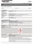 Ficha de Informações de Segurança de Produtos Químicos. Revisão: 2 08/11/2013 Página: 1/ 7