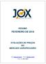 JOX Assessoria Agropecuária RESUMOS DE SETEMBRO DE 2003 n/ RESUMO FEVEREIRO DE 2018 EVOLUÇÕES DE PREÇOS DO MERCADO AGROPECUÁRIO