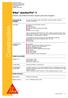 Construction. Sika AnchorFix -1. Descrição do produto. Dados do produto. Dados técnicos. Ficha de Produto. Características / Vantagens