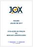JOX Assessoria Agropecuária RESUMOS DE SETEMBRO DE 2003 n/ RESUMO JULHO DE 2017 EVOLUÇÕES DE PREÇOS DO MERCADO AGROPECUÁRIO