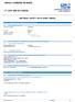 INDIGO CARMINE AR MSDS. nº CAS: MSDS MATERIAL SAFETY DATA SHEET (MSDS) SEÇÃO 1: Identificação da substância/mistura e da empresa