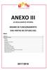 ANEXO III AO REGULAMENTO INTERNO REGIME DE FUNCIONAMENTO DAS VISITAS DE ESTUDO (VE)