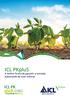 ICL PKpluS A melhor forma de garantir a nutrição balanceada de suas culturas ICL PK. plus