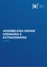 ASSEMBLEIAS GERAIS ORDINÁRIA E EXTRAODINÁRIA