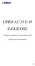 CPHD AC 35 E 45 C/GLICOSE