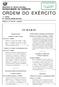 ORDEM DO EXÉRCITO S U M Á R I O 1.ª SÉRIE N.º 6/30 DE JUNHO DE 2010 MINISTÉRIO DA DEFESA NACIONAL ESTADO-MAIOR DO EXÉRCITO