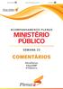 ACOMPANHAMENTO PLENUS MINISTÉRIO PÚBLICO SEMANA 23 COMENTÁRIOS