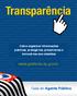 Transparência.   Guia do Agente Público