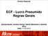 ECF - Lucro Presumido Regras Gerais