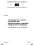 EURÓPSKY PARLAMENT. Výbor pre životné prostredie, verejné zdravie a bezpečnosť potravín