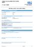 COBALT (II) CHLORIDE TEST PAPER MSDS. nº CAS: MSDS MATERIAL SAFETY DATA SHEET (MSDS) SEÇÃO 1: Identificação da substância/mistura e da empresa