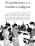 Os professores e a temática indígena