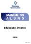 Educação Infantil. Versão 18/01/18