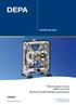 brands you trust. Folha de dados técnicos DEPA DL-SF/SFS Bombas de duplo diafragma pneumáticas