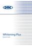 Whitening Plus. Manual do Usuário