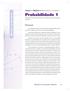 Probabilidade 1. Volume 1 Módulo 4 Matemática Unidade 2. Material do Professor. Introdução. Matemática e suas Tecnologias Matemática 35