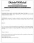 Diário Oficial ESTADO DO RIO GRANDE DO NORTE. Administração do Exmo. Sr. Governador Robinson Faria